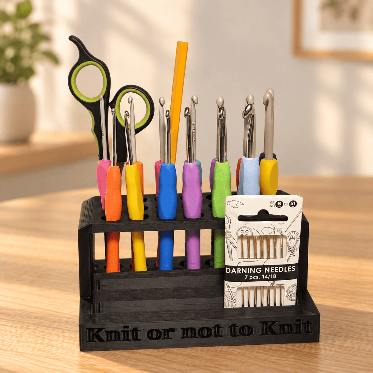 Knitting and Crochet Needle Holder