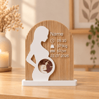 Pregnancy Silhouette Ultrasound Frame
