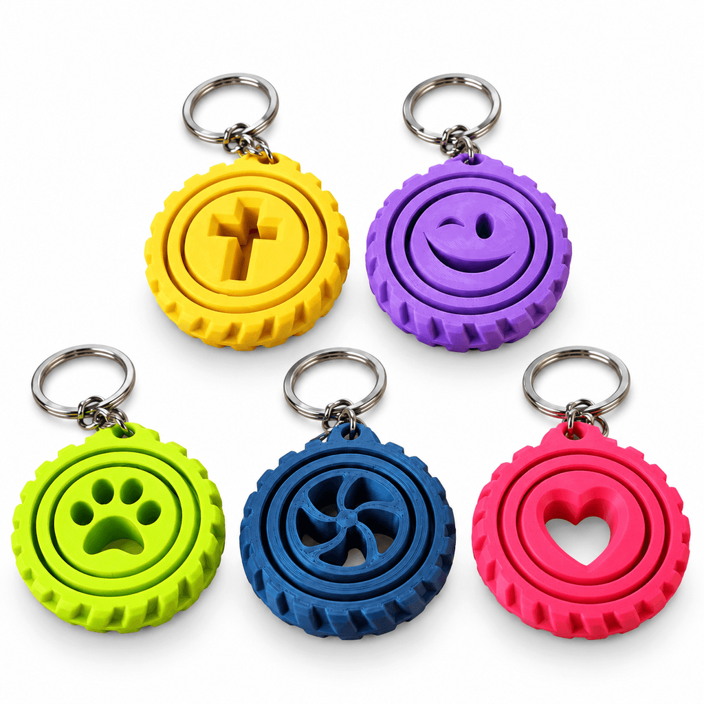 Gyroscopic Keychain Spinner | 5 Styles