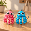 Articulated Flexy Octopus Keychain Fidget