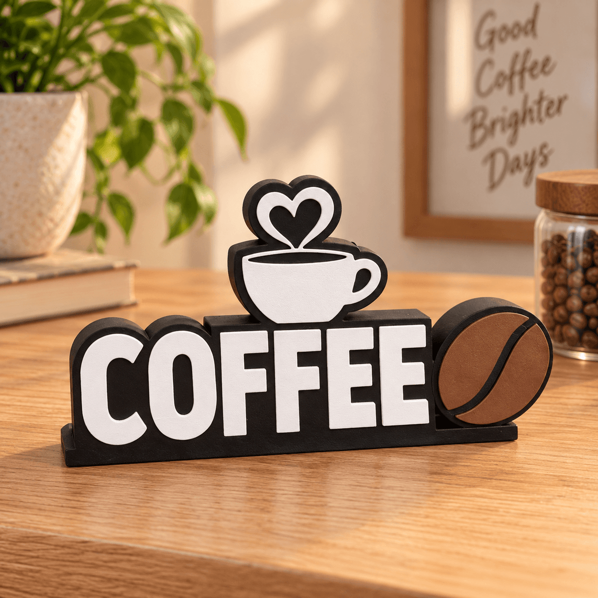 Modern Coffee Bar Sign