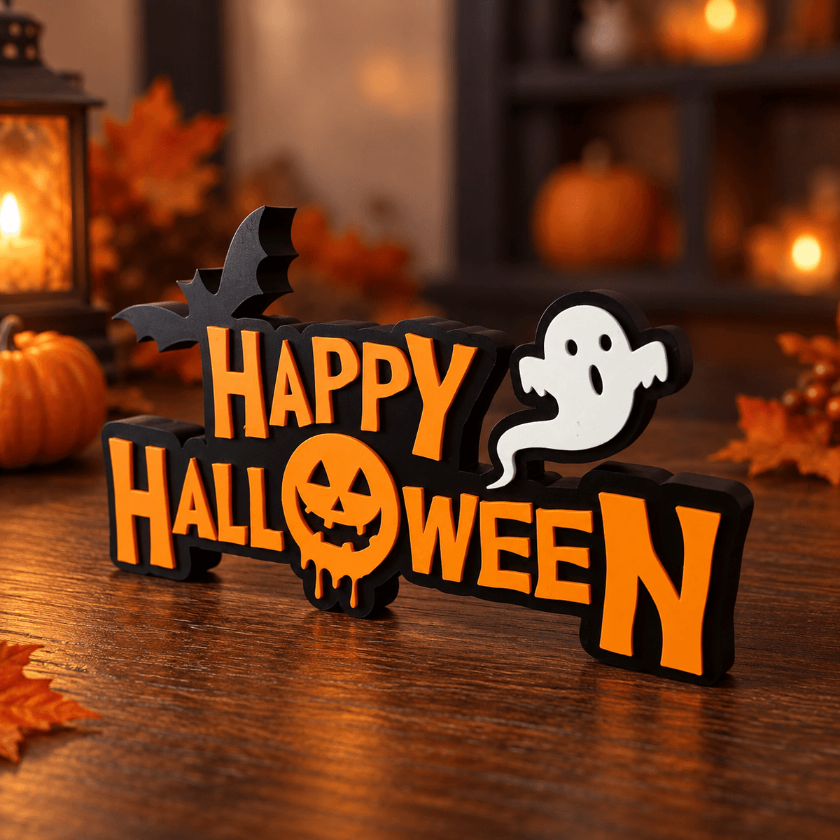Happy Halloween Ghost Sign