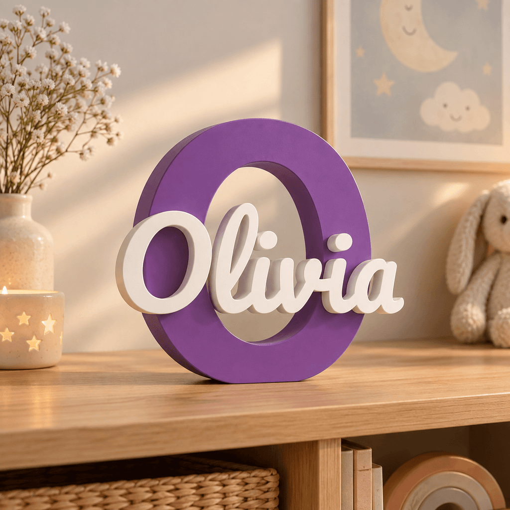 Personalized Initial & Name Sign