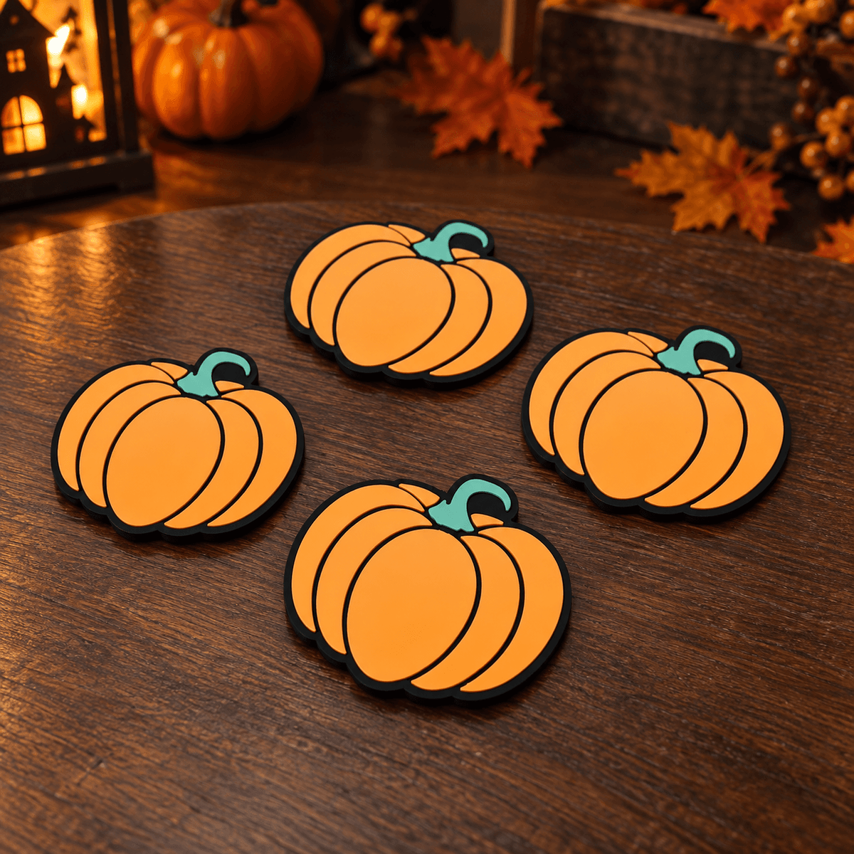 Pumpkin Halloween Coaster | Pack of 4