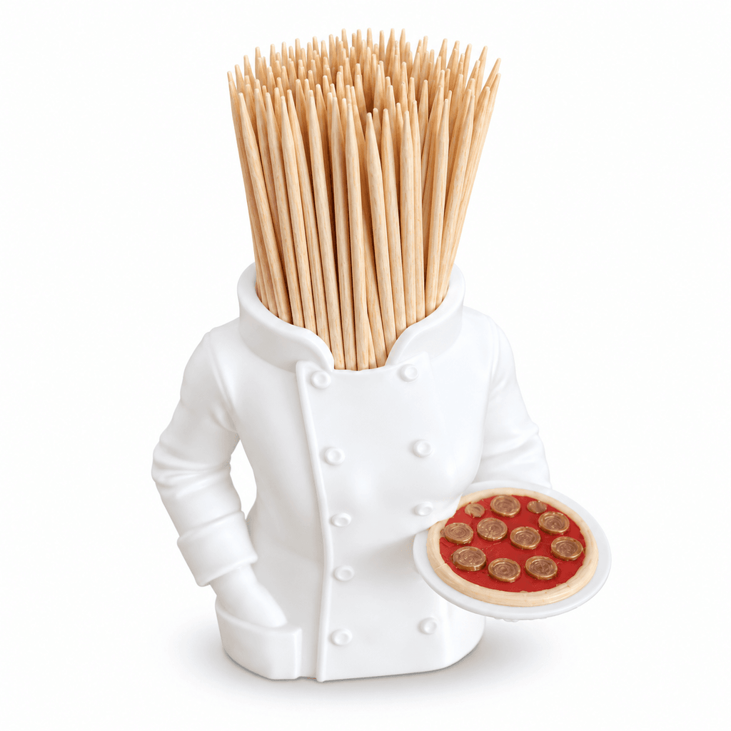 Pizza Chef Toothpick Holder