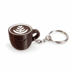Cute Coffee Lovers Keychain