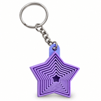 Star-Shaped Fidget Keychain