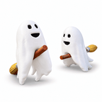 Cute Ghost on a Broom
