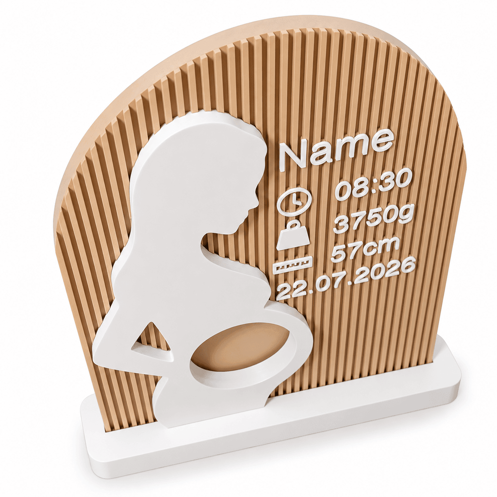 Pregnancy Silhouette Ultrasound Frame