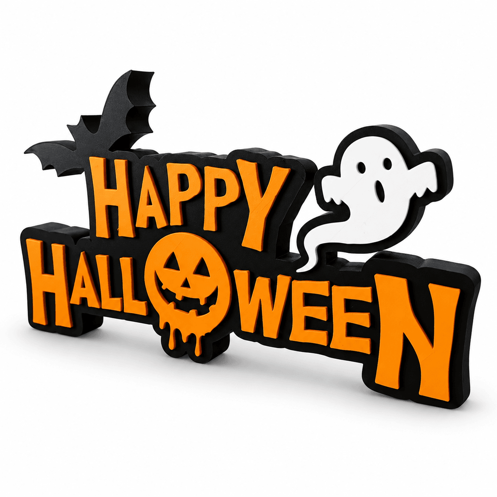 Happy Halloween Ghost Sign