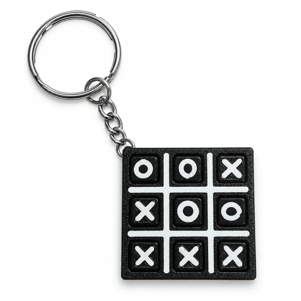 Tic Tac Toe Keychain