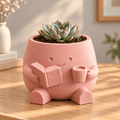 Cozy Reader Planter