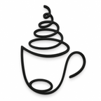 Life Begins After Coffee Wall Art | Set of 5