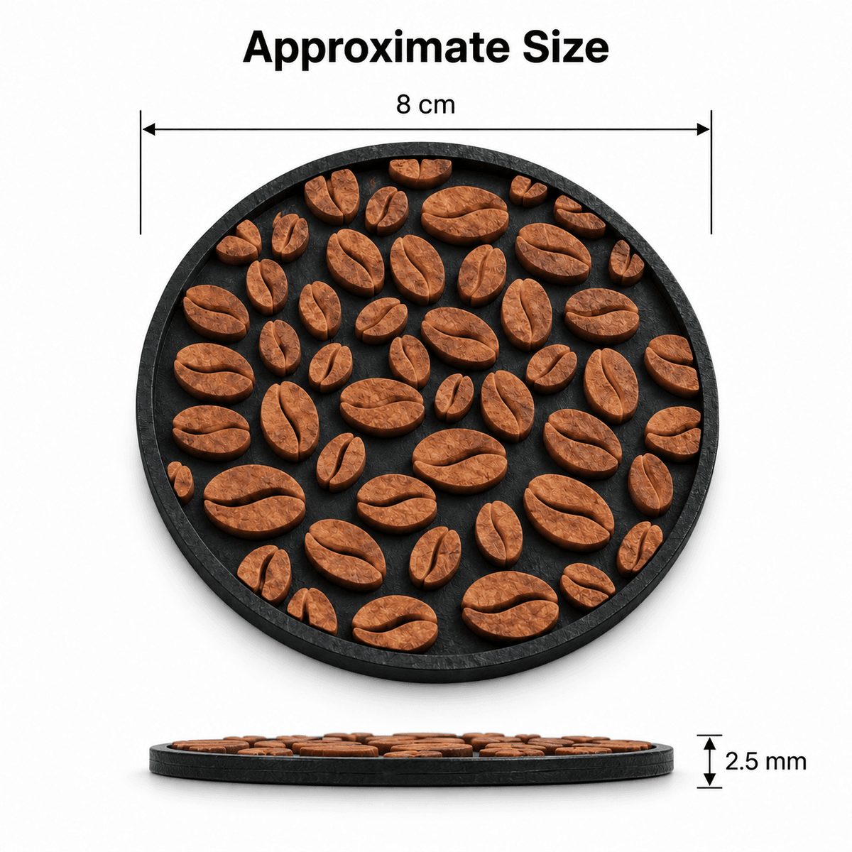 Coffee Beans Coaster | Set of 4