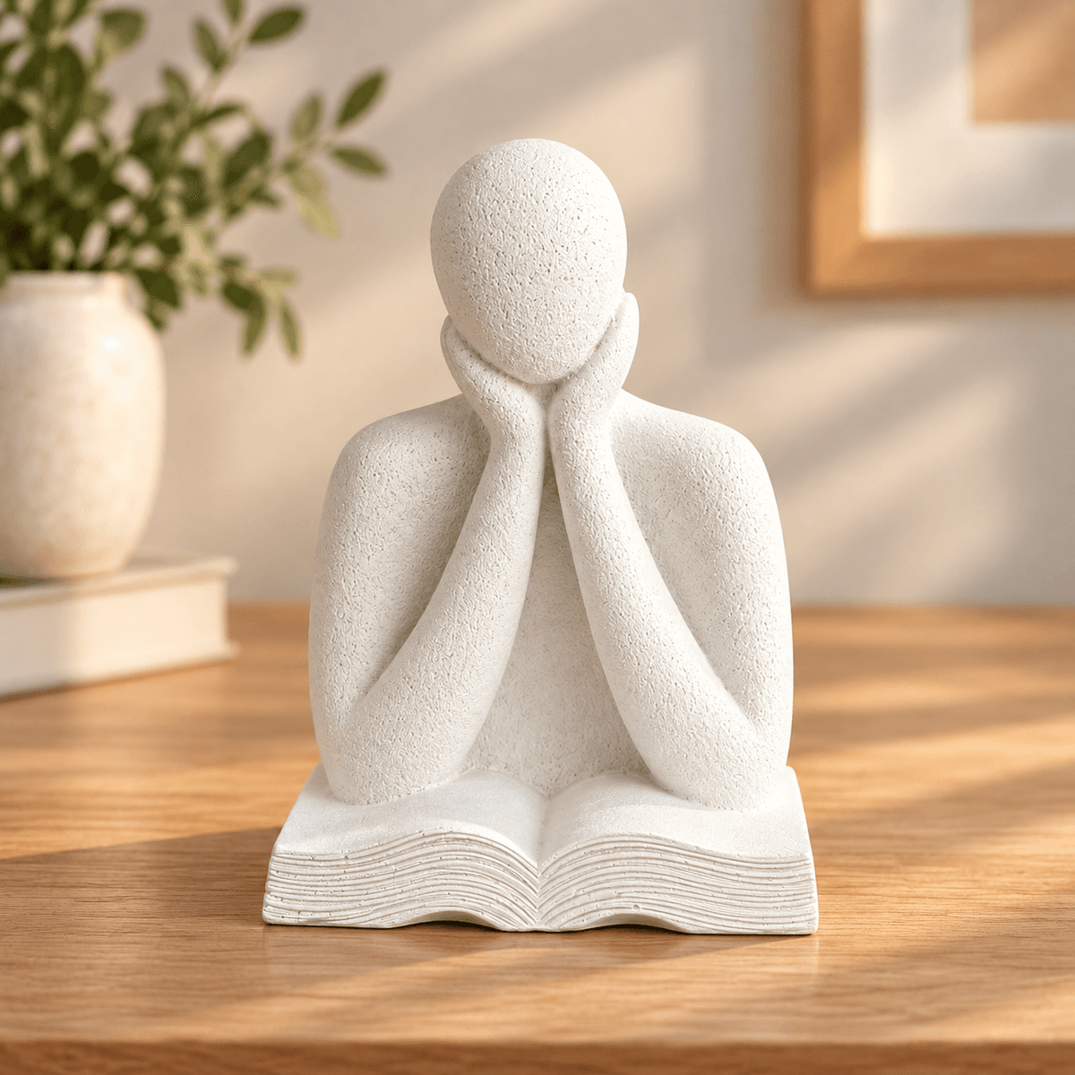 Stylish Book Statue