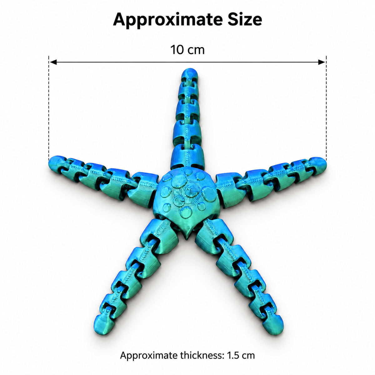 Articulated Spotted Starfish Fidget