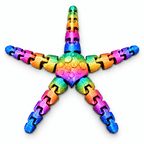Articulated Spotted Starfish Fidget