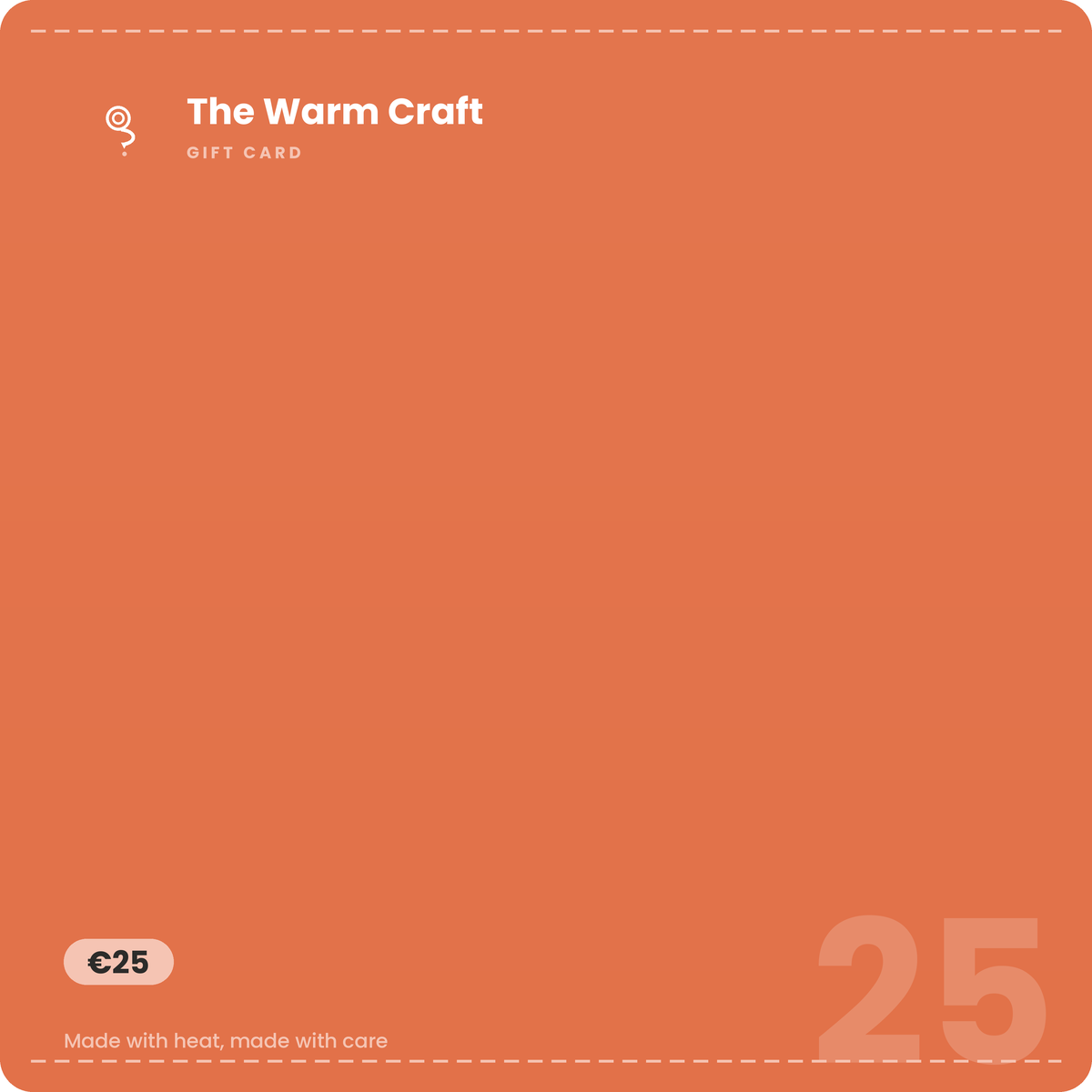 The Warm Craft Gift Card